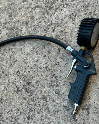 Pistola con manometro aria compressa