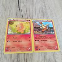 Carta Pokemon combo evoluzione TORCHIC e COMBUSKEN