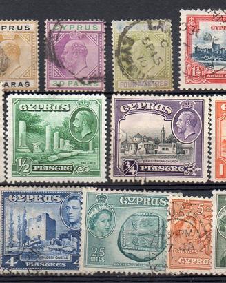 CIPRO Inglese Francobolli diversi