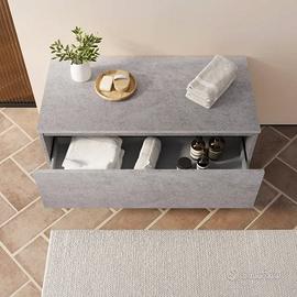 Cassettone bagno sospeso