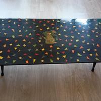 Tavolino laccato nero