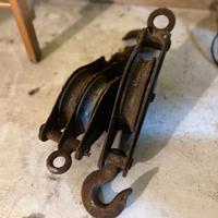 Carrucole artigianali in ferro Collezione vintage