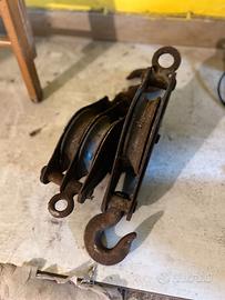 Carrucole artigianali in ferro Collezione vintage