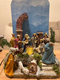 Presepe Stile 700 vestiti in stoffa