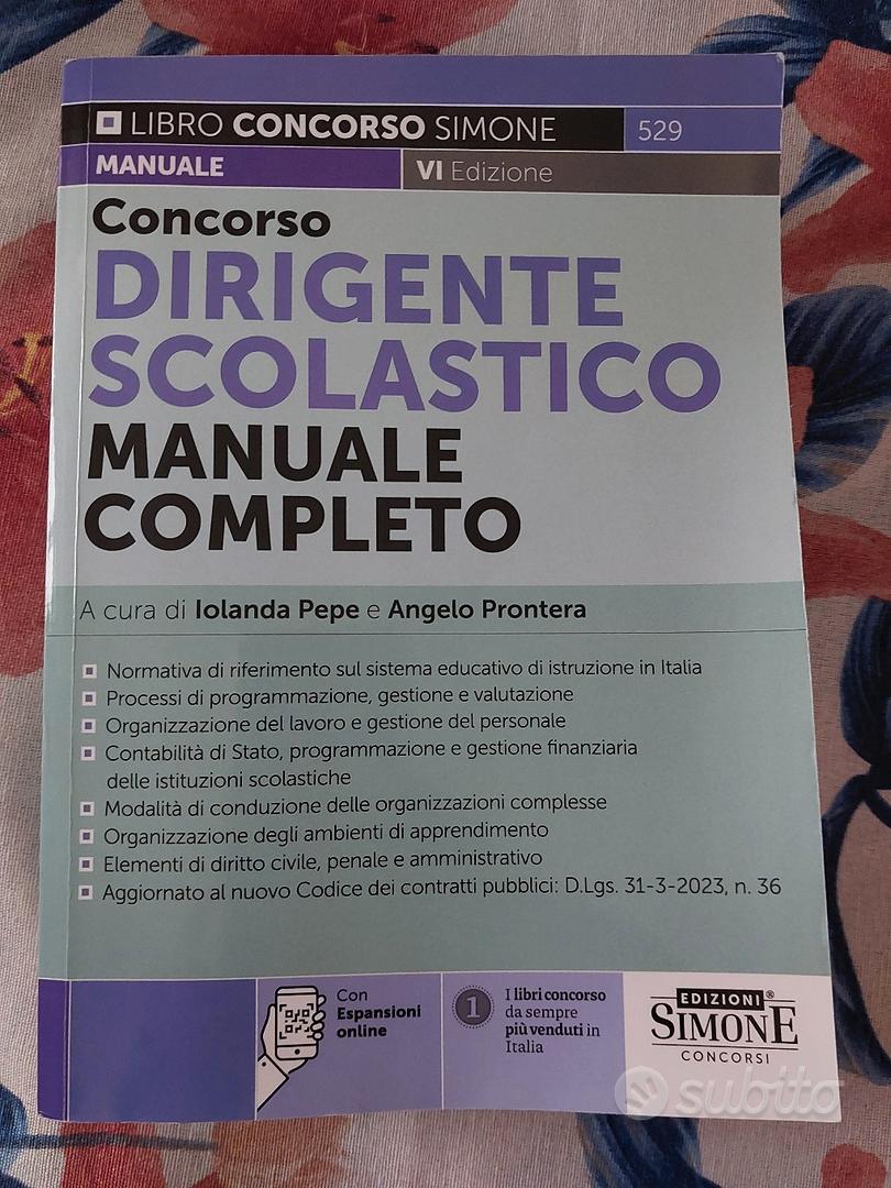 concorso dirigente scolastico - Libri e Riviste In vendita a Napoli