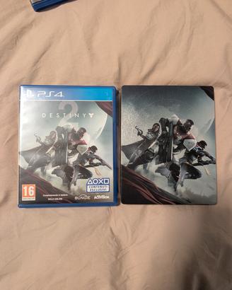 Destiny 2 PS4 custodia metallo