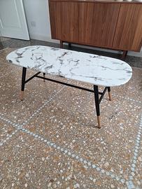 Tavolino da salotto effetto marmo