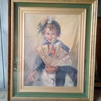 Quadro con cornice decorata