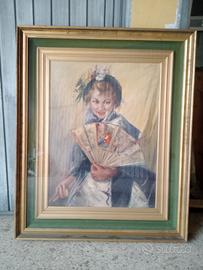 Quadro con cornice decorata