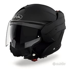 Casco moto apribile MATHISSE AIROH NERO OPACO