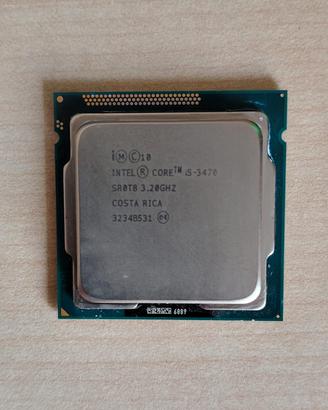 CPU Intel i5 3.20Ghz microprocessore.