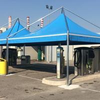 Gazebo professionale impermeabile color BLU
