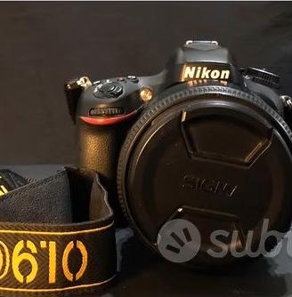 Nikon D610 solo body