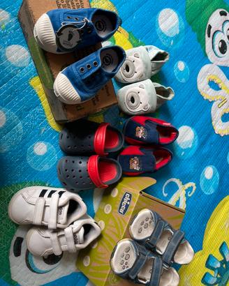 Stock scarpe tg 19-21