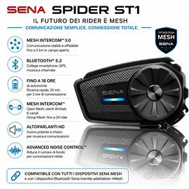 Sena Spider ST1 Interfono Moto Tecnologia MESH