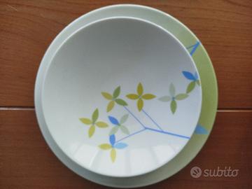 Servizio piatti in porcellana 19 PZ Andrea Fonteb.