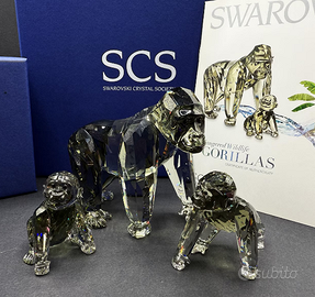 Swarovki SCS famiglia gorilla