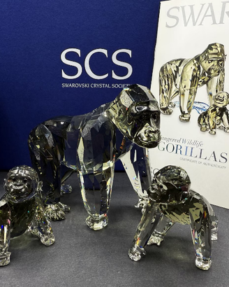 Swarovki SCS famiglia gorilla