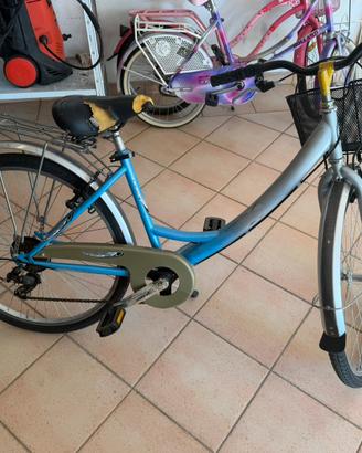 Bicicletta da città bassa con cambio