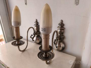 Aplique Vintage 1970 Lampade Parete Comodino