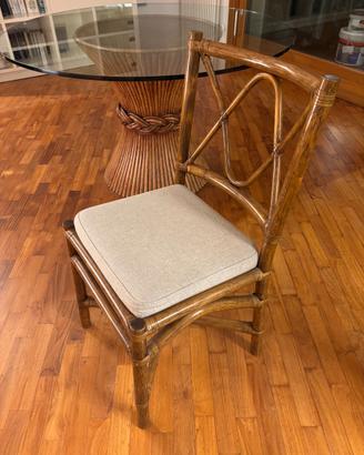 Tavolo di design McGuire/Levi + 6 sedie Gervasoni