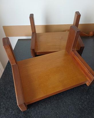 Coppia mensole in legno