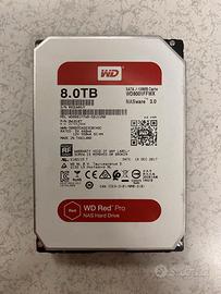 HARD DISK 8TB WD RED PRO WD8001FFWX