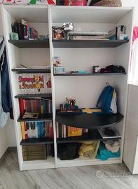 Libreria con scrivania