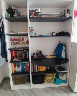 Libreria con scrivania