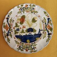 Piatto pubblicitario serie Garofano Faenza 