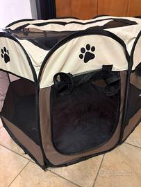 Recinzione cane richiudibile 91x91x58