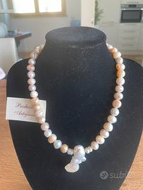Collana Perle Scaramazze susta Madreperla