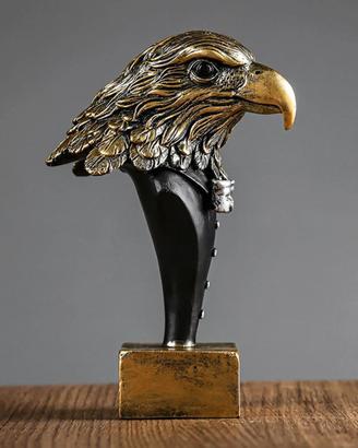 Fermacarte Aquila in Resina Statuetta Affascinante