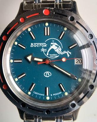 Vostok Amfibia 420059 lancette nere o argento