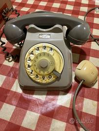 Telefono vintage a ruota siemens