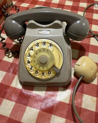 Telefono vintage a ruota siemens