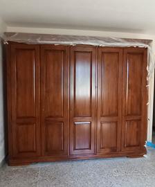 Armadio arte povera come nuovo con cassettiera 