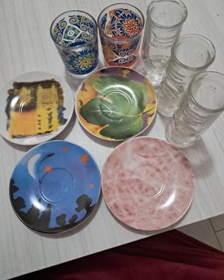 set di piattini da collezione 