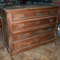 Comò a 4 cassetti, fine '800 - primi '900