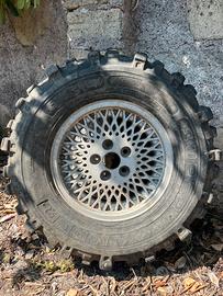 Cerchio jeep + gomma 31" fuoristrada