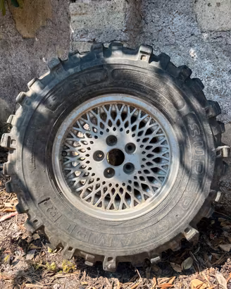 Cerchio jeep + gomma 31" fuoristrada