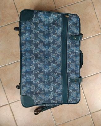 valigia vintage con ruote