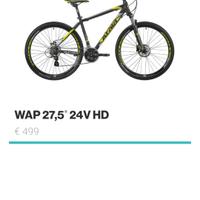 Bicicletta Atala Uomo verde e nera 27,5 