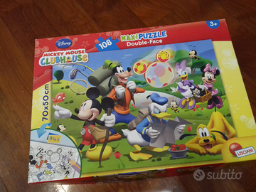 LISCIANI puzzle 108 pz 70x50 double face