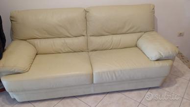 Divano in pelle 3 posti