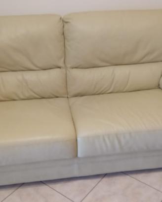 Divano in pelle 3 posti