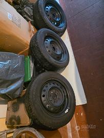 cerch in ferroi 14 con gomme