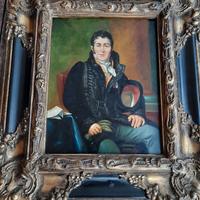 dipinto olio su legno