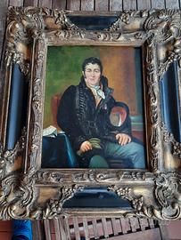 dipinto olio su legno