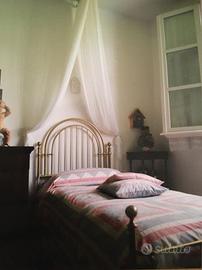 Letto singolo in ottone Lipparini